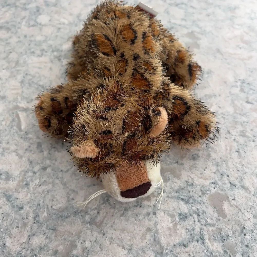 Ganz Webkinz  Fluffy Leopard approximately 8”